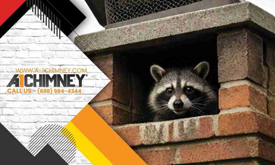 Chimney animal removal and pest removal plus chimney cap installation for animals in the chimney